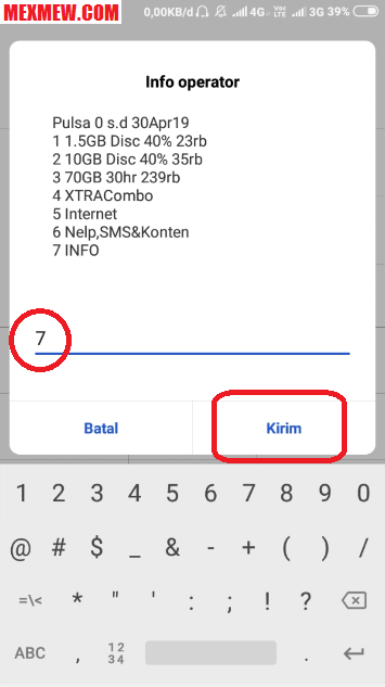 Cara Cek Nomor XL di HP Kita Sendiri - Tanpa Tambahan Aplikasi