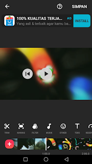 Cara edit video memilih video menggunakan aplikasi Inshot di Android