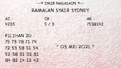 syair sydney senin