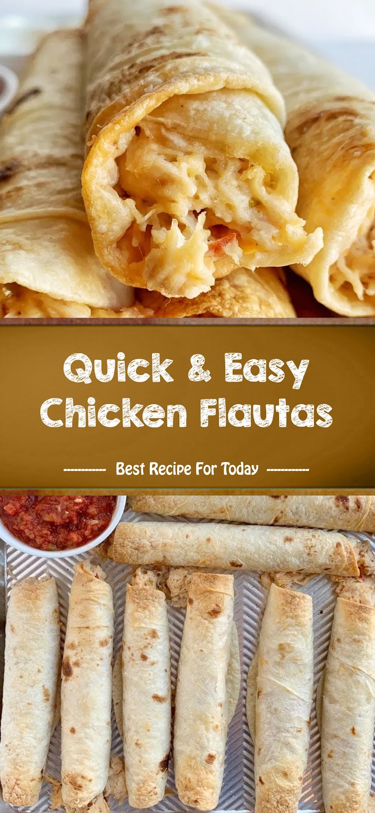 Quick & Easy Chicken Flautas