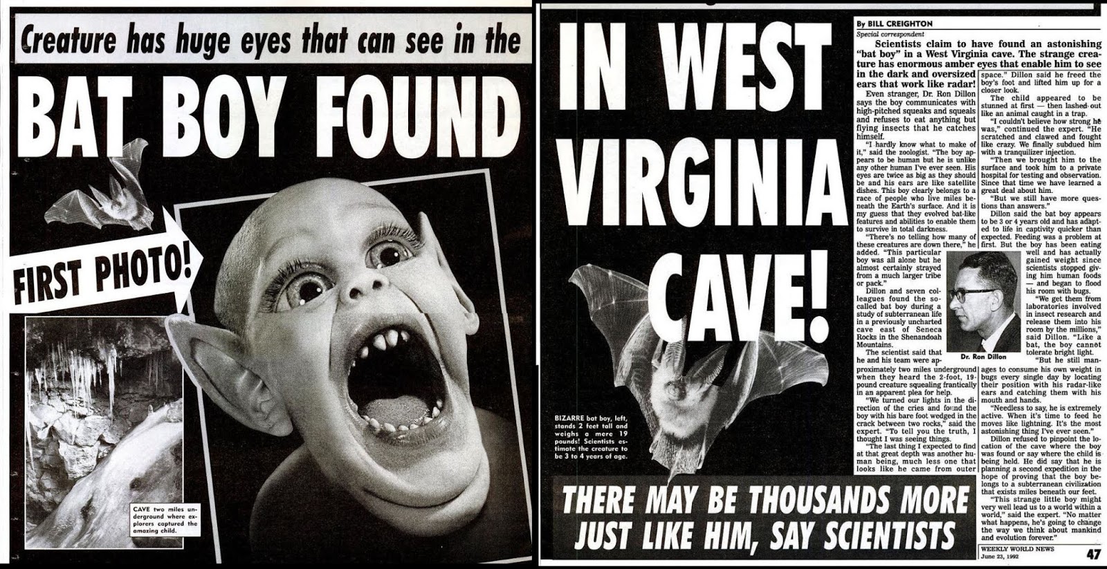 WORLD OF MONSTERS THE ORIGIN OF BAT BOY!