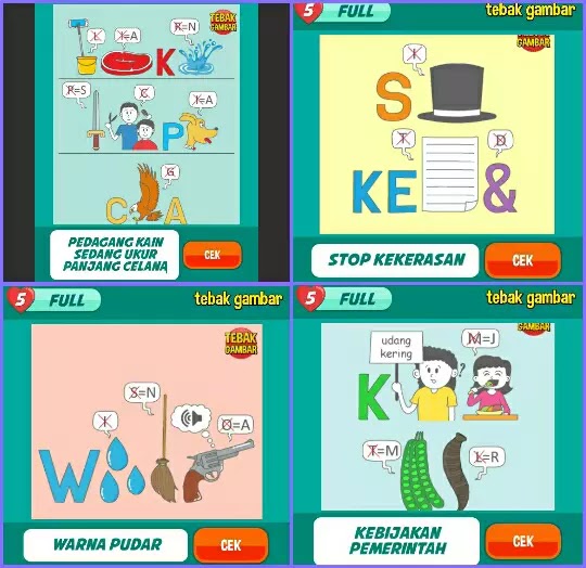 Kunci Jawaban Tebak Gambar Level 106 Lengkap Serbagratis95