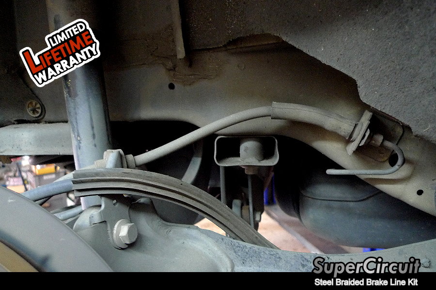 SUPERCIRCUIT Steel Braided Brake Lines Ford Focus ST Steel Braided