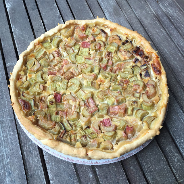 Tarte à la rhubarbe 