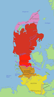 Jutland Yarımadası Haritası