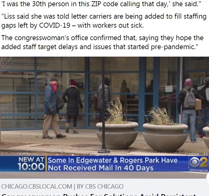 Rogers Park in 1,000 words 40 Days Without Mail Service in Rogers Park
