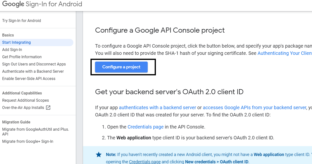 Integrating Google Sign-In in Android app - Harpreet Studio