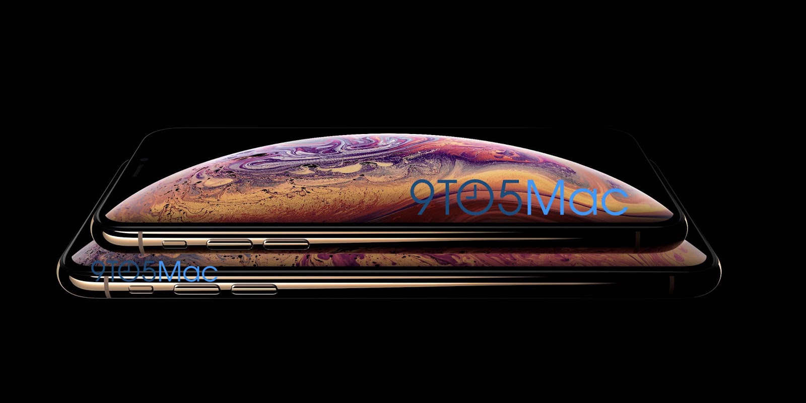 thatgeekdad Assumed leaked iPhone XS image shows gold color and Plus