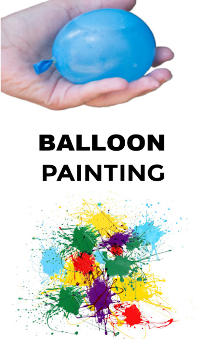 Fun & creative ways for kids to paint with balloons. #balloons #balloonpainting #balloonpoppainting #paintfilledballoons #balloonactivitiesforkids #growingajeweledrose