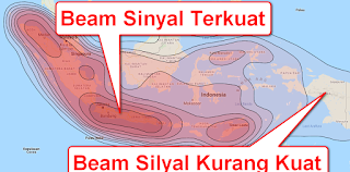 Beam Satelit Measat 3A Spot Beam Satelit Measat 3a Untuk Wilayah Indonesia