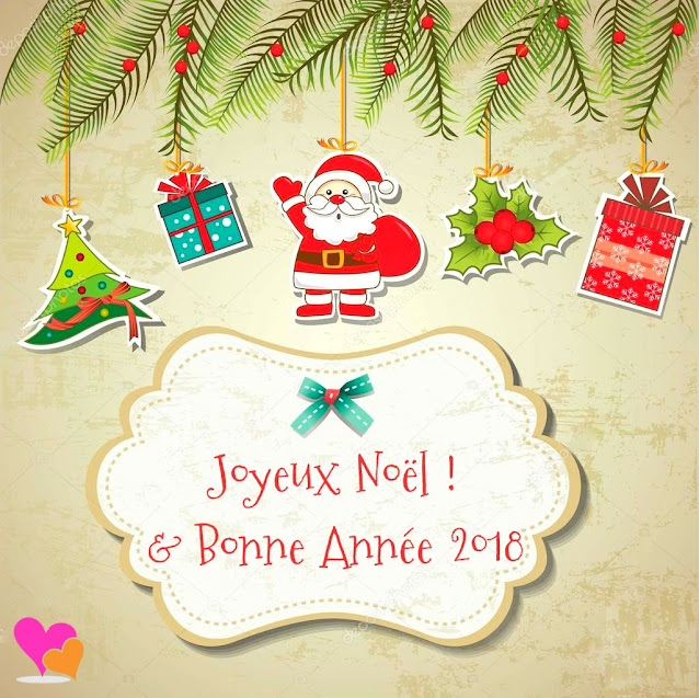 Carte de vœux Noël & Bonne année 2019 à imprimer