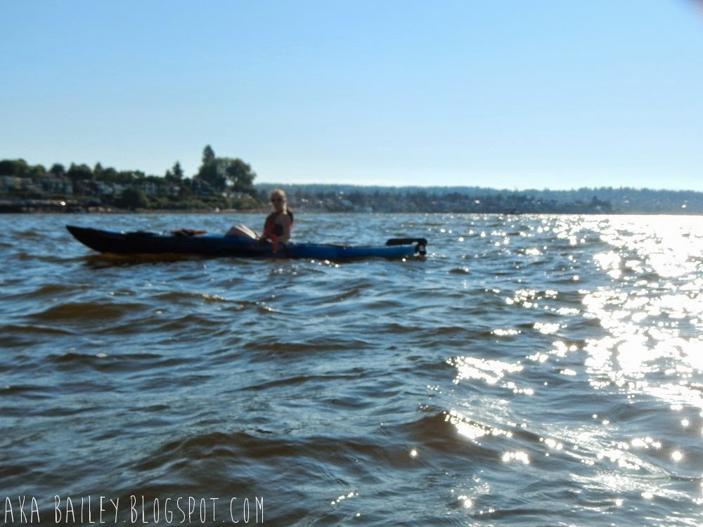 Kayaking in English Bay in Vancouver