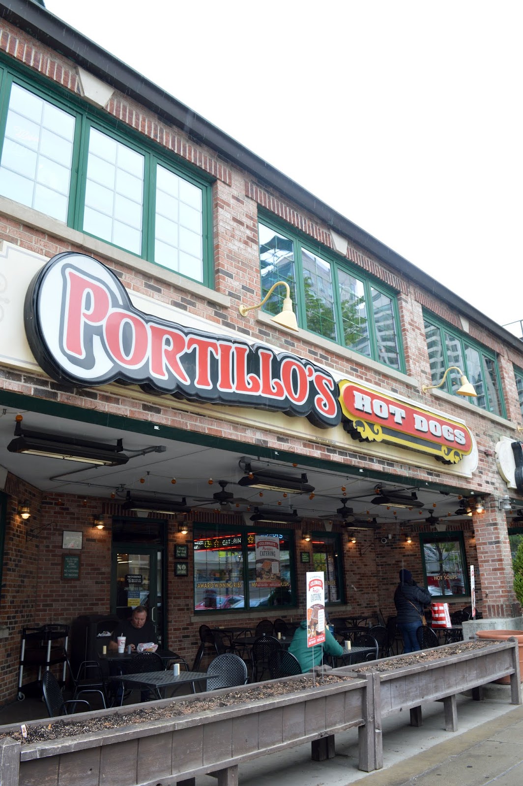 Lunch at Portillo's Hot Dogs