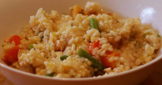 Risotto cu pui şi legume