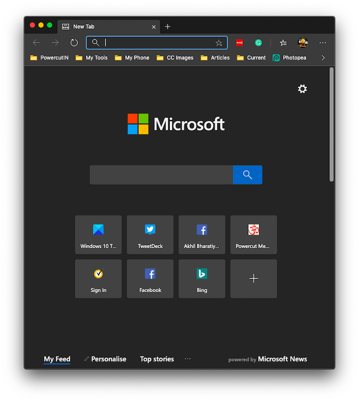 Mac용 Microsoft Edge 검토