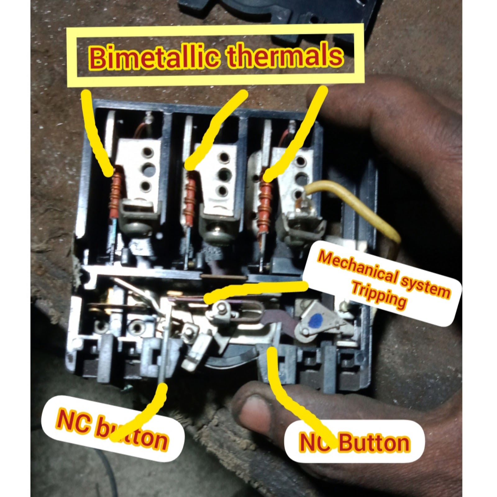 What's inside Thermal Overload Relay Type MK1 By L&T