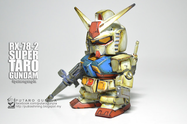 SD RX-78-2 Custom Paint by Putra Shining - PUTARO GUNPLA