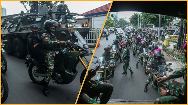 Konvoi Panser TNI di Sekitar Markas FPI Petamburan, Warga: Kami Khawatir