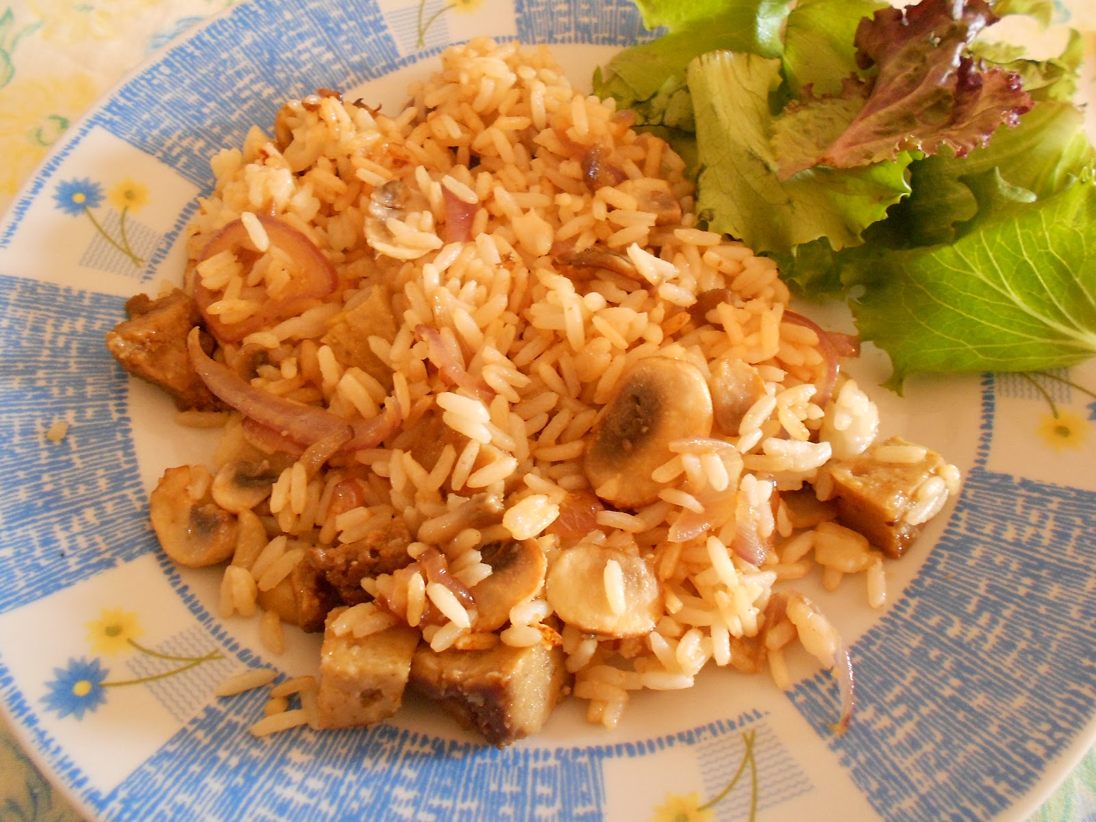 humangoVeggie Mushroom & Seitan Fried Rice