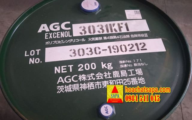 Dung môi Excenol 3031 KF1 - Polypropylene Glycol (PPG)