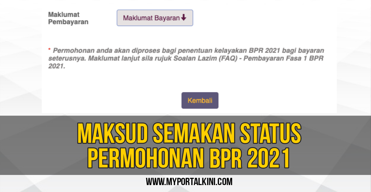 Bkm pedalaman maksud status BKM 2022