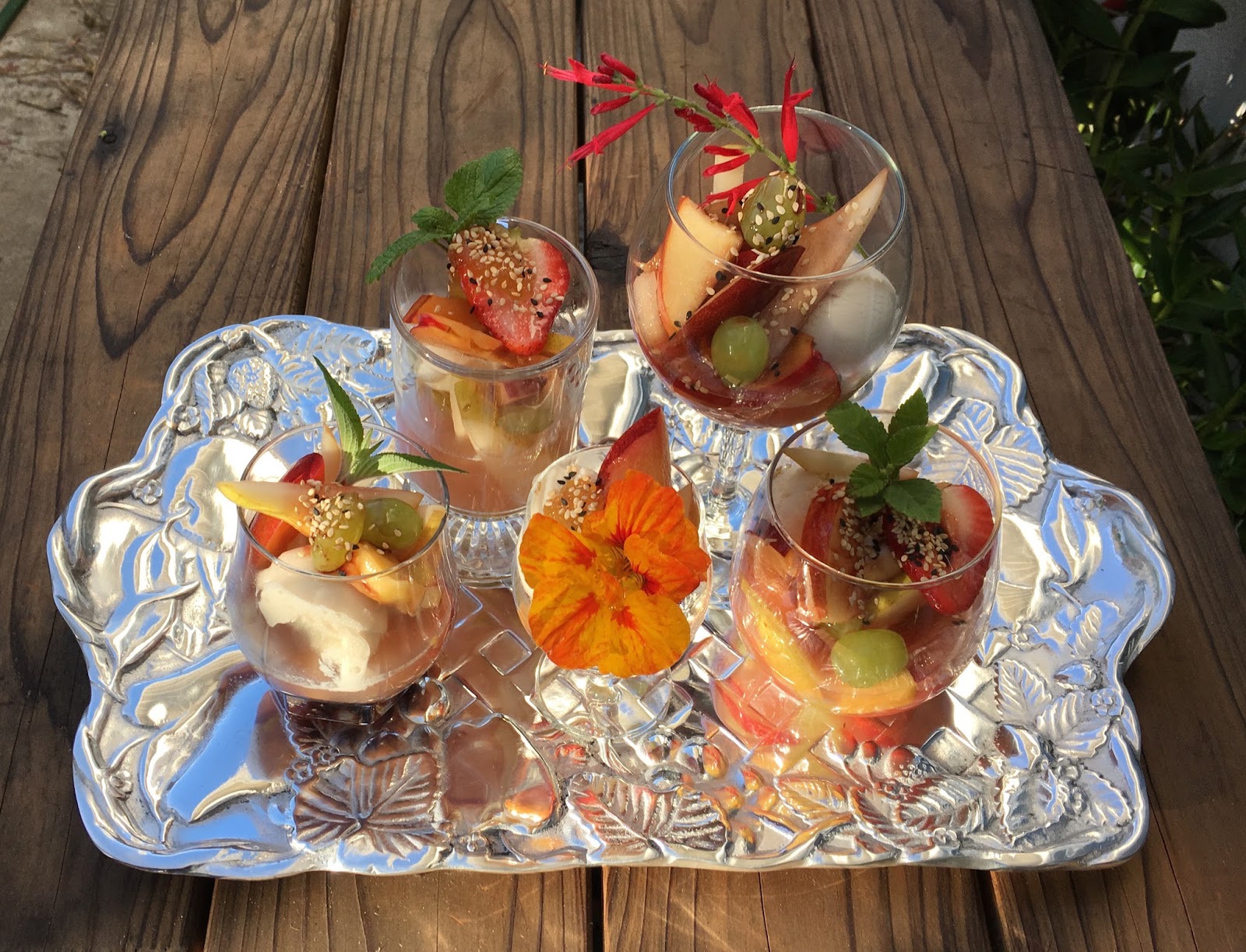 Avanti Cafe Musings Italian Sparkling Fruit Compote Chef Mark