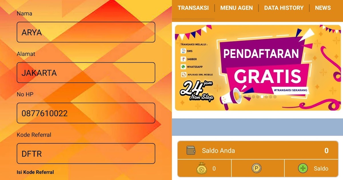 Cara Daftar di Aplikasi XML Mobile Cara Daftar di Aplikasi XML Mobile