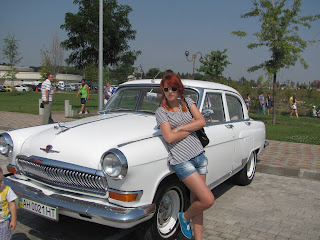 Выставка ретро автомобилей, Донецк, день города, ретро авто