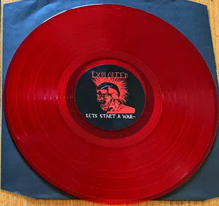 Let's Start A War by The Exploited on red vinyl