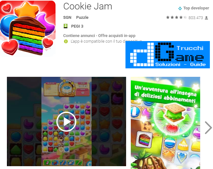 Trucchi Cookie Jam Mod Apk Android v6.10.206 dGame.it Soluzioni