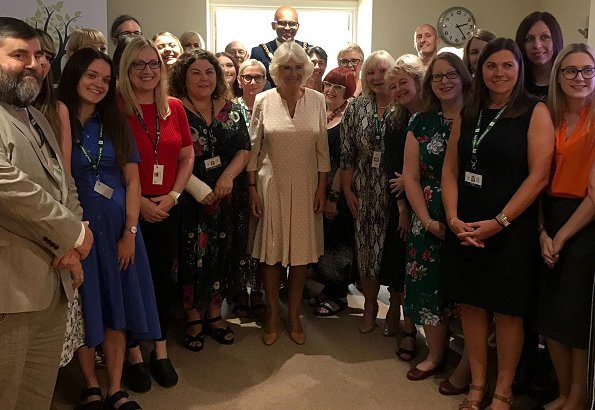 The Duchess met with staff at New Pathways charity