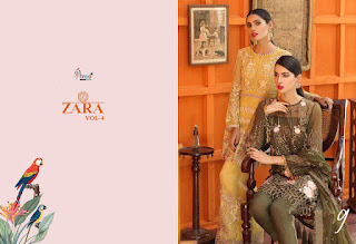 Shree Fab Zara vol 4 georgette pakistani Suits wholesaler