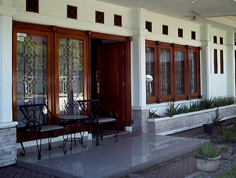 Bentuk Teras Minimalis Batu Alam, Yang Indah!