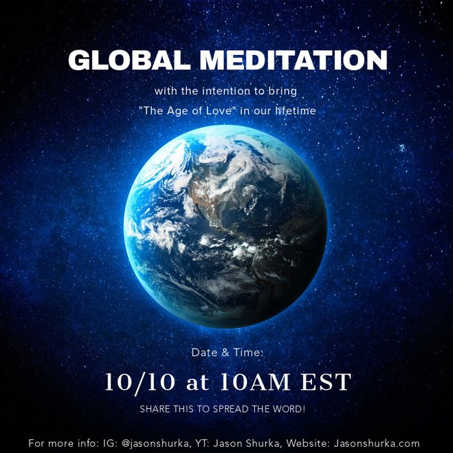 GLOBAL MEDITATION INVITE! Grassroots Healing Foundation