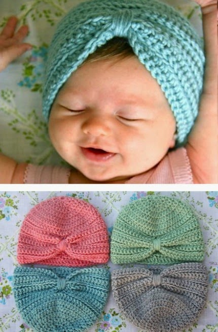 Crochet Baby Turban - Pattern and Tutorial Crochet Baby Turban - Pattern and Tutorial