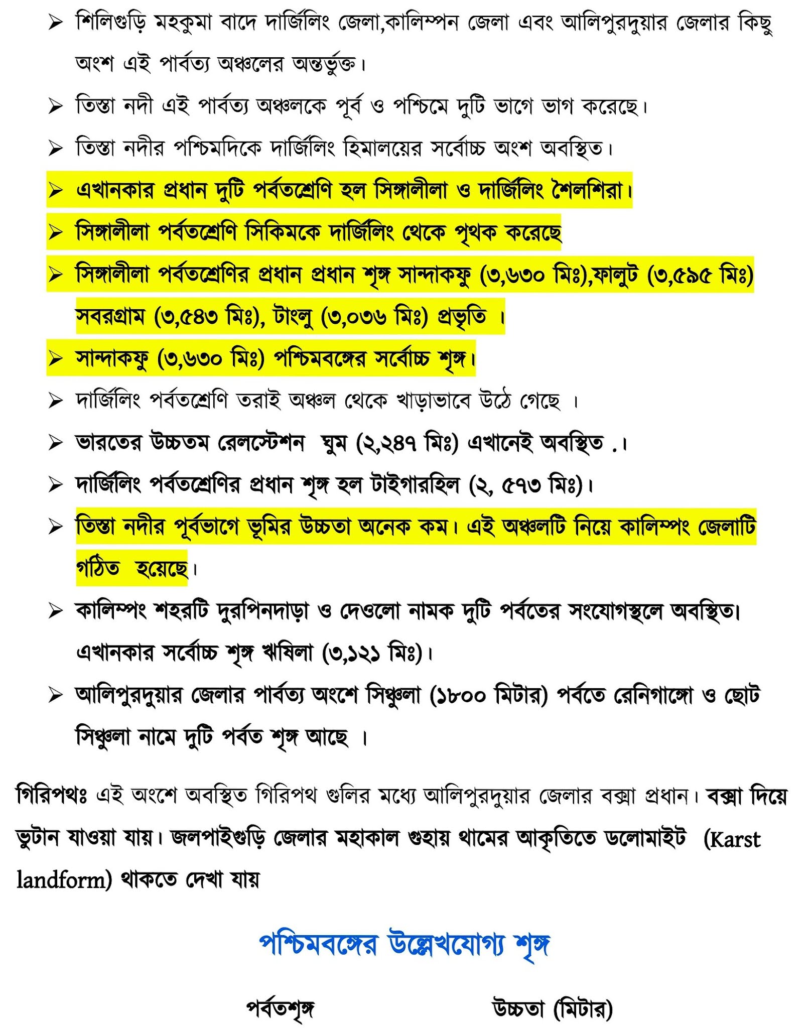 West Bengal Geography Complete Syallabus Study Material - WBCS Notebook