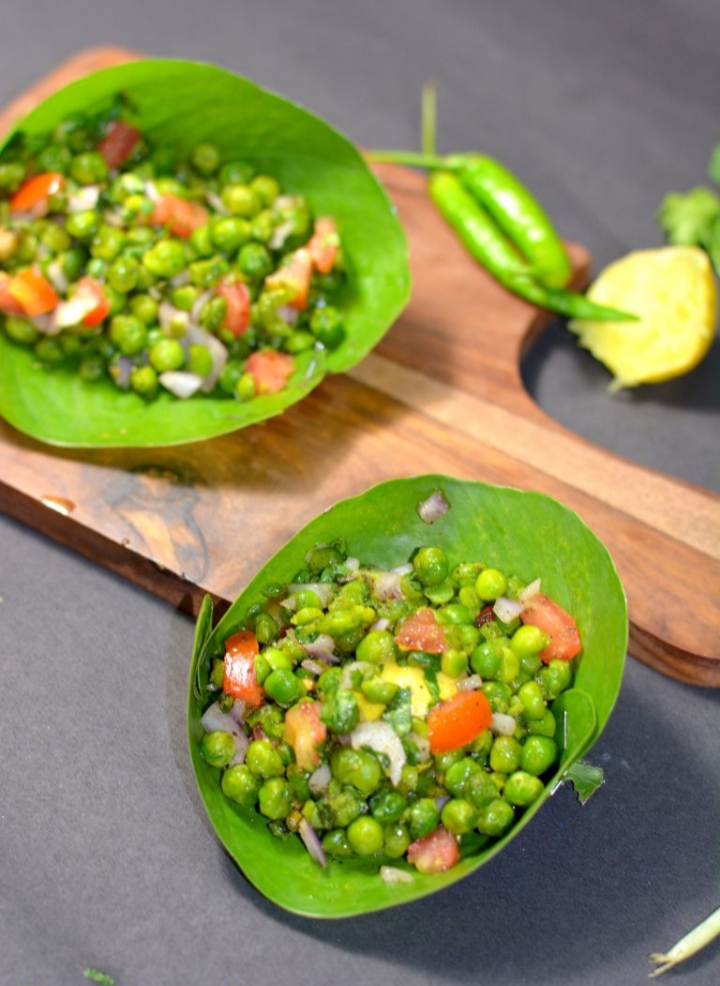 Matar Chaat Recipe Healthy Indian Green Peas Chaat Recipe