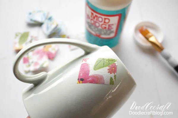 One Savvy Mom ™  NYC Area Mom Blog: DIY Dishwasher Safe Tissue Paper  Coffee Mugs Kids Craft Tutorial