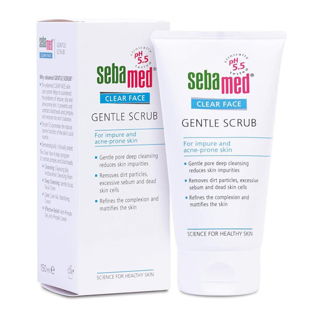 tay te bao chet da mat Sebamed Clear Face