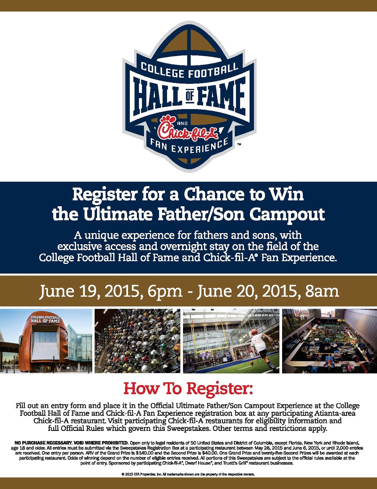 Register at ChickFilA for a Chance to Win the Ultimate Father/Son