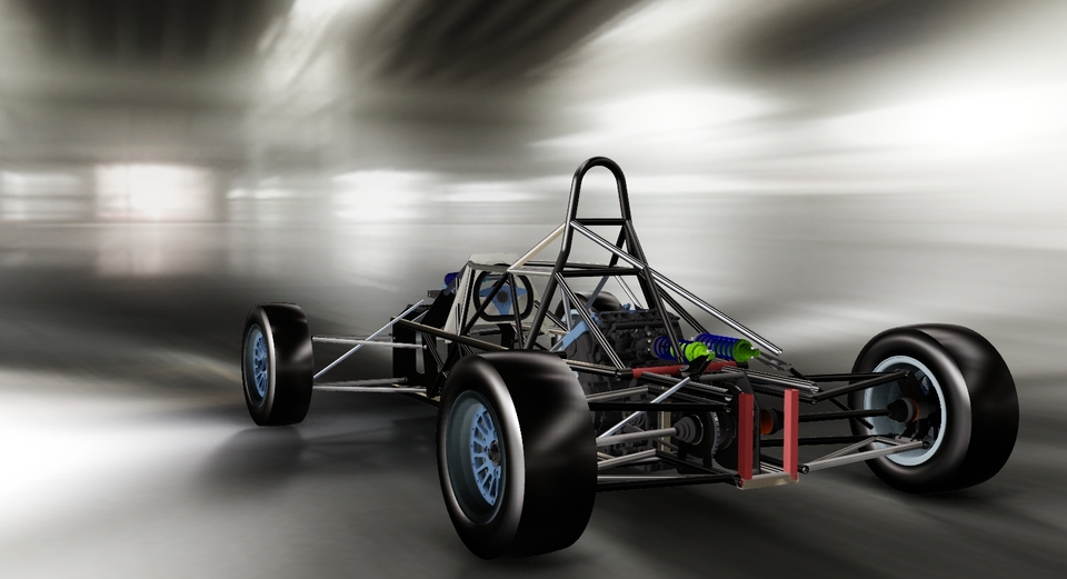 20. Formula car full chassis Library free download 3D model