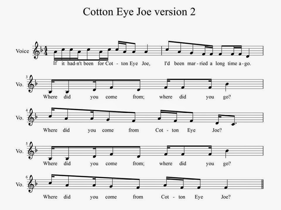 Песня джо ватный глаз. Cotton Eye Joe. Cotton Eye Joe Ноты. Ковбойская песня Cotton Eye Joe. Cotton Eye Joe Ноты для скрипки.