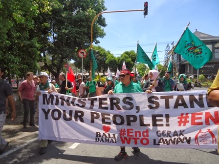 Hari Ini, Bali Kembali Digoyang Demo Tolak WTO