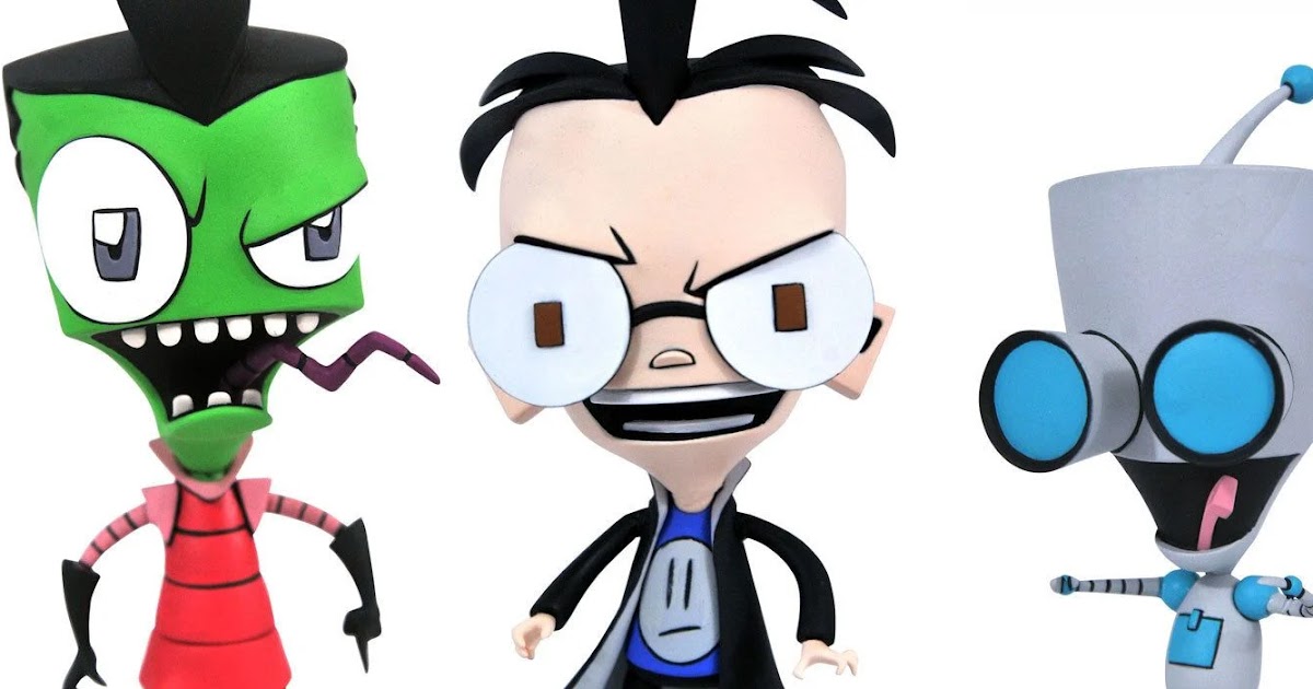 NickALive!: Invader Zim Brings the Doom With New Diamond Select Action Figure Two-Packs