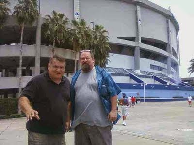 Tim & Tom at the Rays Baseball game