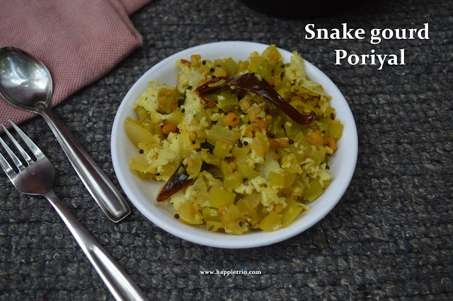 Snakegourd Stir Fry Recipe | Pudalangai Poriyal