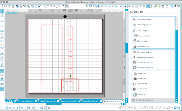 Tinis Plotter Tutorials - Folge 12 - Webbandleiter