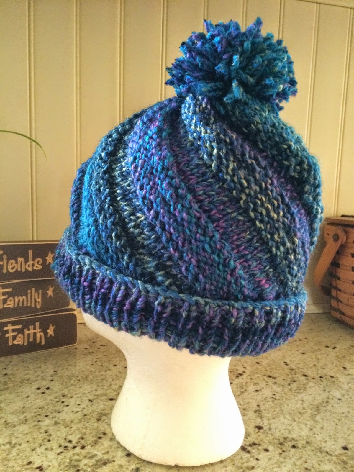 Swirled Ski Cap