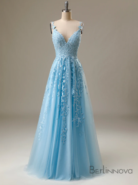 Blue long gown 