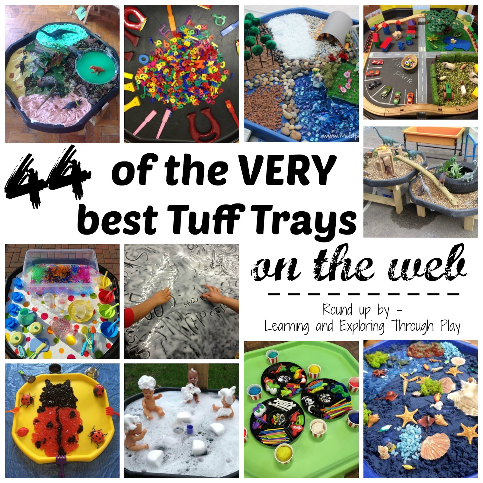 5 Sensory Play Tuff Tray Ideas for Toddlers & Preschoolers